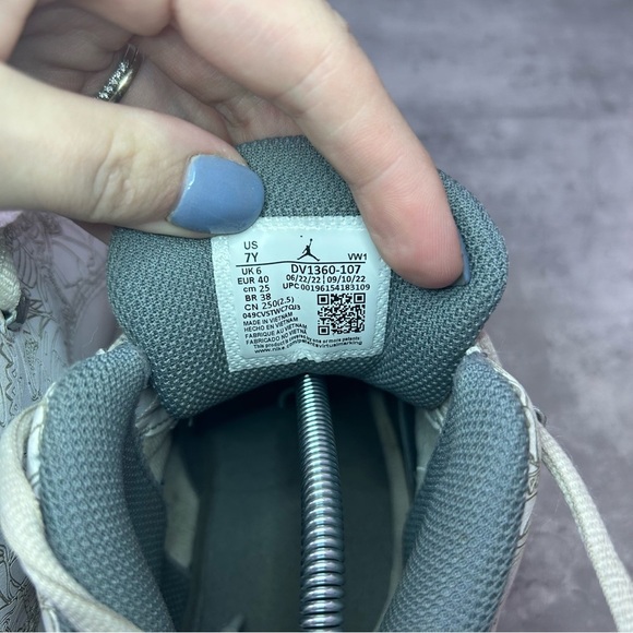 Nike Air Jordan Dub Zero Sneakers DV1360-107 Womens sz 8.5 - Picture 6 of 6